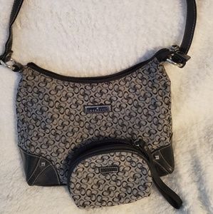Rosetti Black Purse with mini change purse
